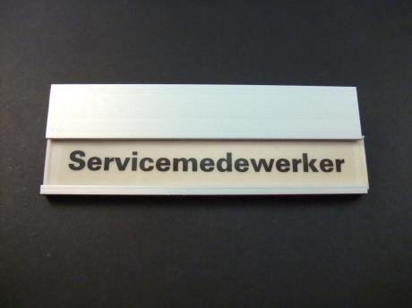 Servicemedewerker Nederlandse spoorwegen,aanspreekpunt voor alle passagiers ( NS ) badge